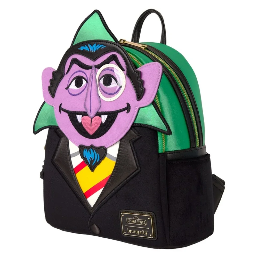 Loungefly‎ Sesame Street Count Von Count Cosplay Mini Backpack Exclusive